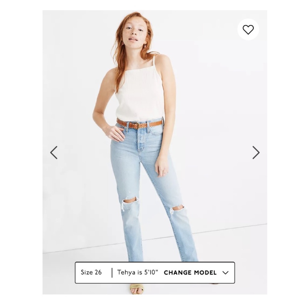 Madewell Classic Straight Full-Length Jean | Size 27